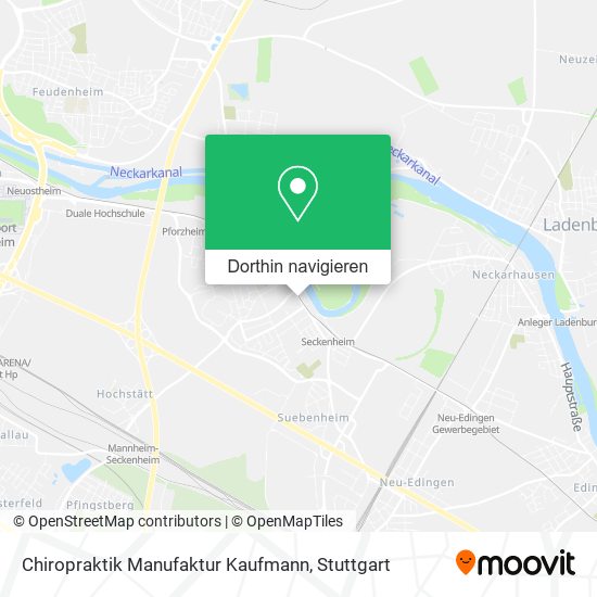 Chiropraktik Manufaktur Kaufmann Karte