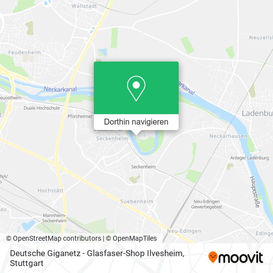 Deutsche Giganetz - Glasfaser-Shop Ilvesheim Karte