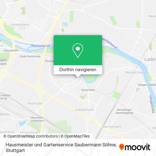 Hausmeister und Gartenservice Saubermann Söhne Karte