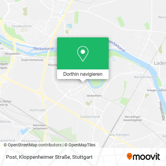 Post, Kloppenheimer Straße Karte