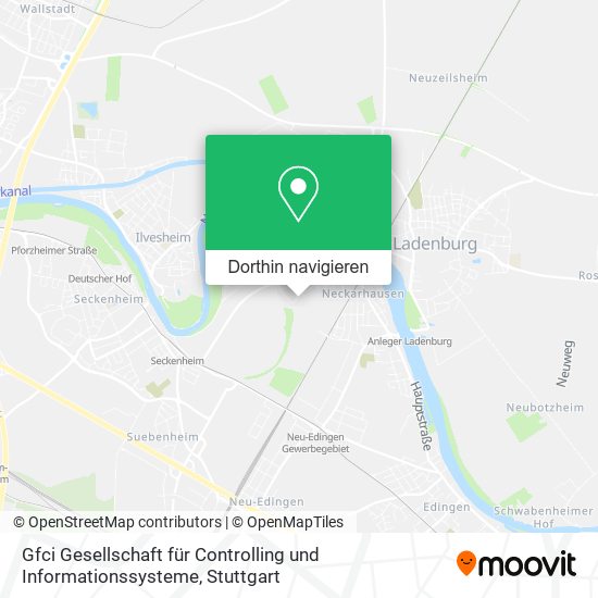Gfci Gesellschaft für Controlling und Informationssysteme Karte