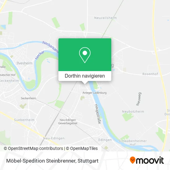 Möbel-Spedition Steinbrenner Karte