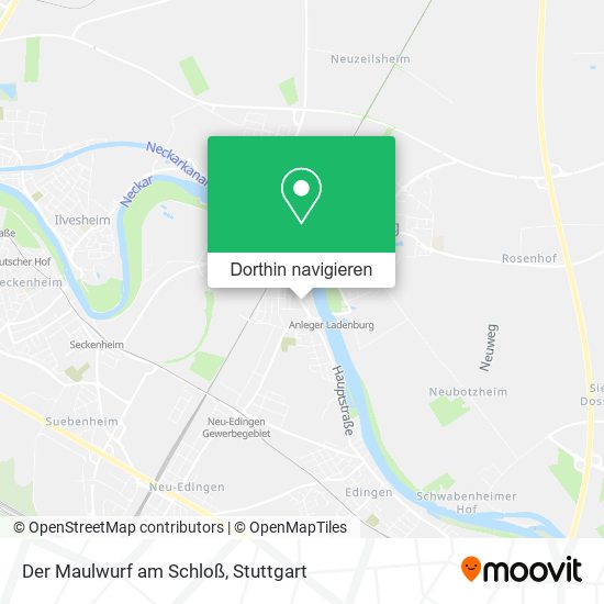 Der Maulwurf am Schloß Karte