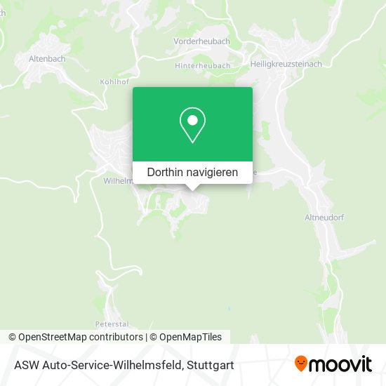 ASW Auto-Service-Wilhelmsfeld Karte