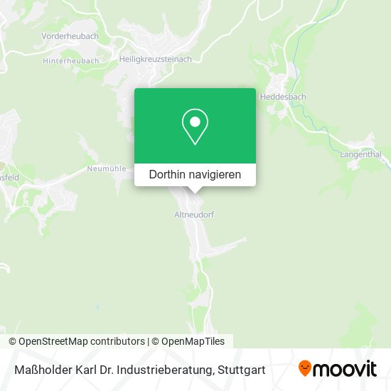 Maßholder Karl Dr. Industrieberatung Karte
