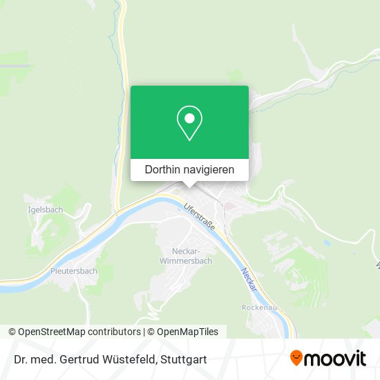 Dr. med. Gertrud Wüstefeld Karte