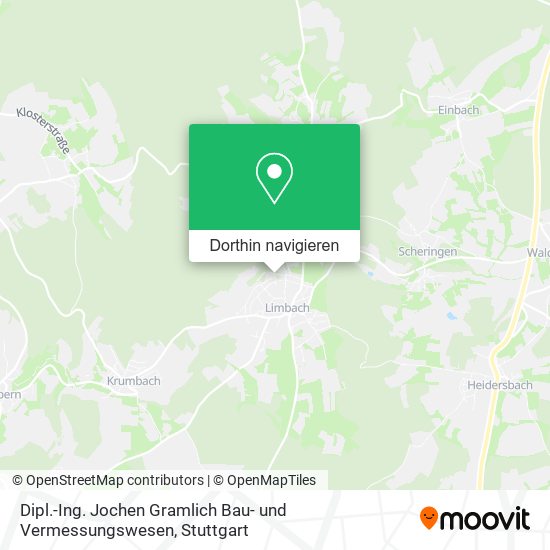 Dipl.-Ing. Jochen Gramlich Bau- und Vermessungswesen Karte