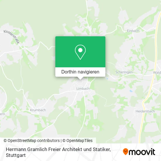 Hermann Gramlich Freier Architekt und Statiker Karte