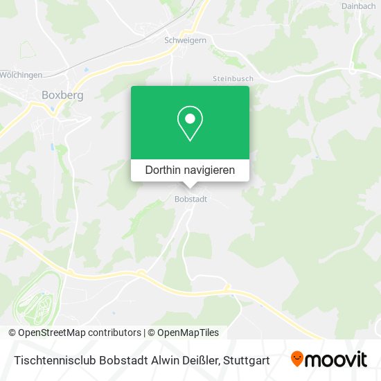 Tischtennisclub Bobstadt Alwin Deißler Karte