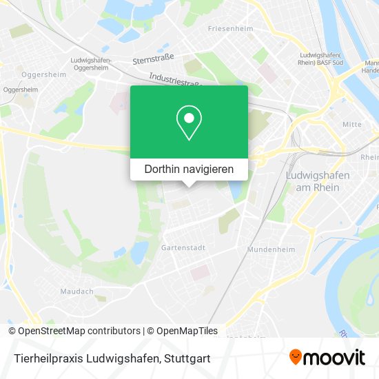 Tierheilpraxis Ludwigshafen Karte