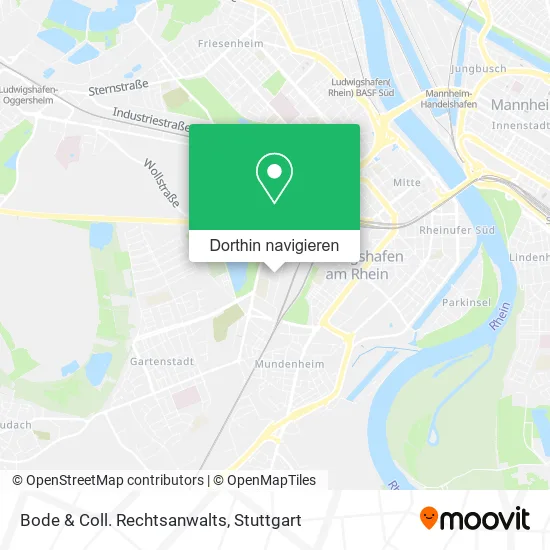 Bode & Coll. Rechtsanwalts Karte