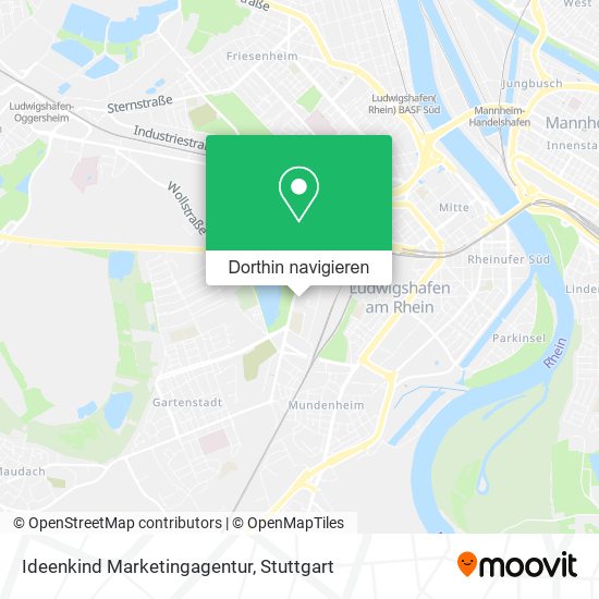 Ideenkind Marketingagentur Karte