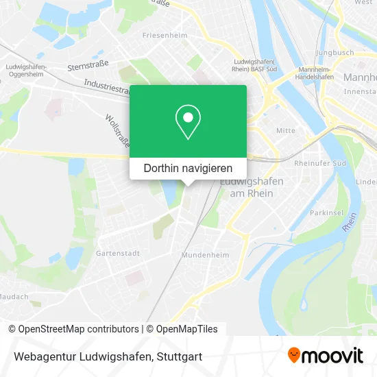 Webagentur Ludwigshafen Karte