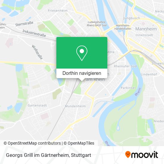 Georgs Grill im Gärtnerheim Karte