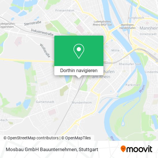 Mosbau GmbH Bauunternehmen Karte