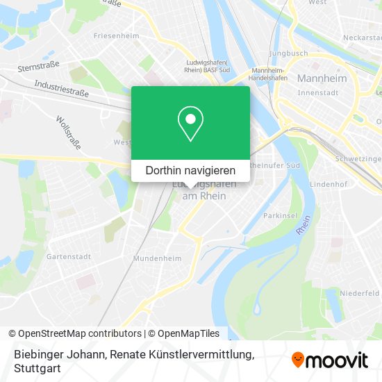 Biebinger Johann, Renate Künstlervermittlung Karte
