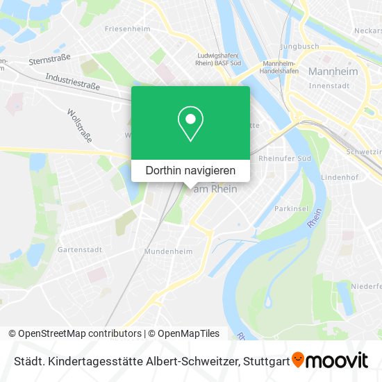Städt. Kindertagesstätte Albert-Schweitzer Karte