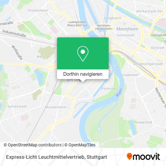 Express-Licht Leuchtmittelvertrieb Karte
