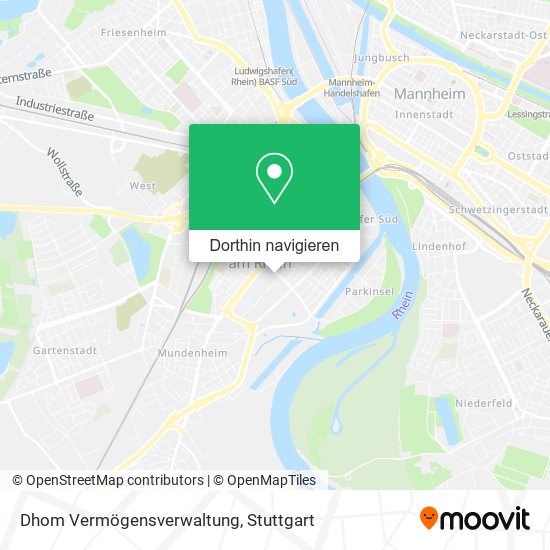 Dhom Vermögensverwaltung Karte