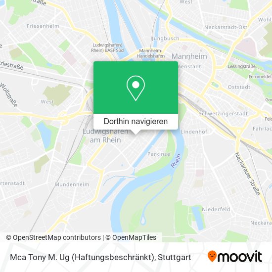 Mca Tony M. Ug (Haftungsbeschränkt) Karte