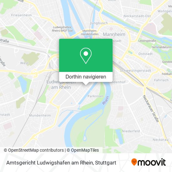 Amtsgericht Ludwigshafen am Rhein Karte