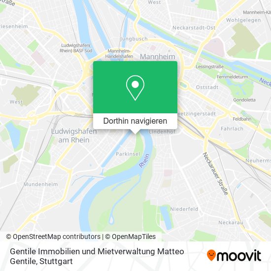 Gentile Immobilien und Mietverwaltung Matteo Gentile Karte