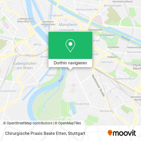 Chirurgische Praxis Beate Etten Karte