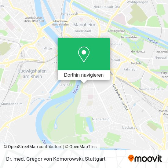 Dr. med. Gregor von Komorowski Karte