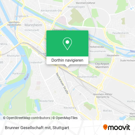 Brunner Gesellschaft mit Karte