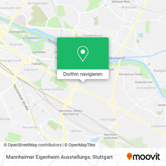 Mannheimer Eigenheim Ausstellungs Karte