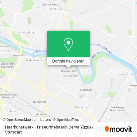 Haarkunstwerk - Friseurmeisterin Derya Yüzüak Karte