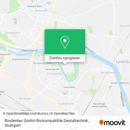 Biodentec GmbH Biokompatible Dentaltechnik Karte
