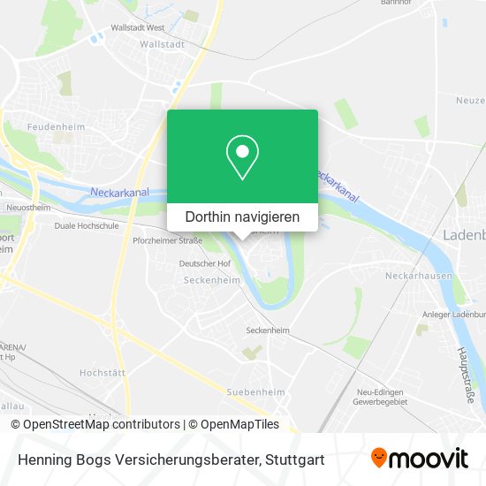 Henning Bogs Versicherungsberater Karte