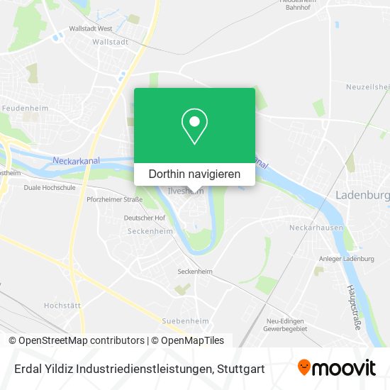 Erdal Yildiz Industriedienstleistungen Karte