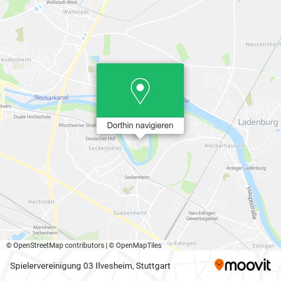 Spielervereinigung 03 Ilvesheim Karte
