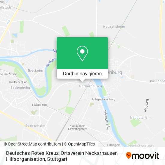 Deutsches Rotes Kreuz, Ortsverein Neckarhausen Hilfsorganisation Karte