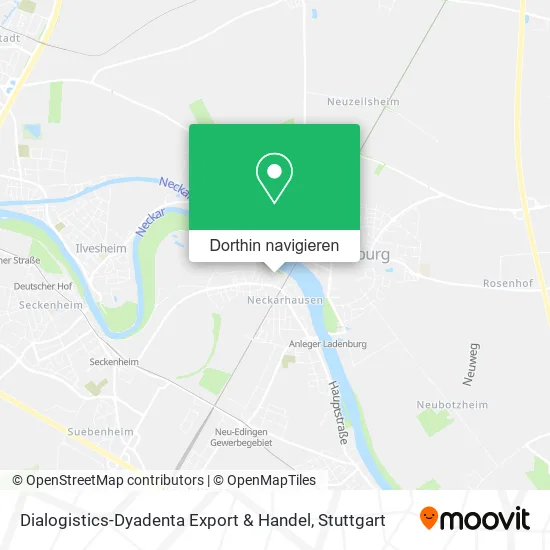 Dialogistics-Dyadenta Export & Handel Karte