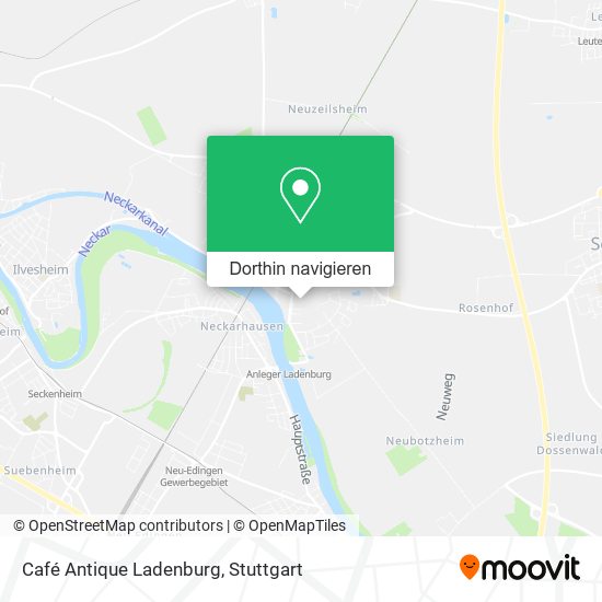Café Antique Ladenburg Karte