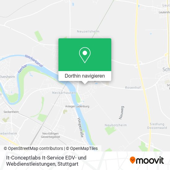 It-Conceptlabs It-Service EDV- und Webdienstleistungen Karte