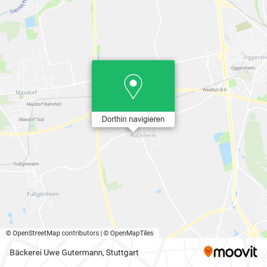 Bäckerei Uwe Gutermann Karte