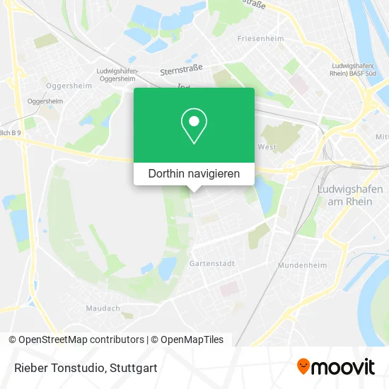 Rieber Tonstudio Karte