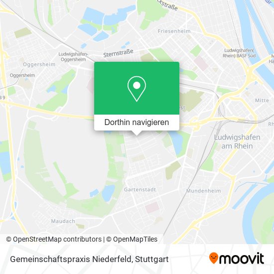 Gemeinschaftspraxis Niederfeld Karte