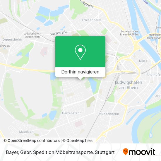 Bayer, Gebr. Spedition Möbeltransporte Karte