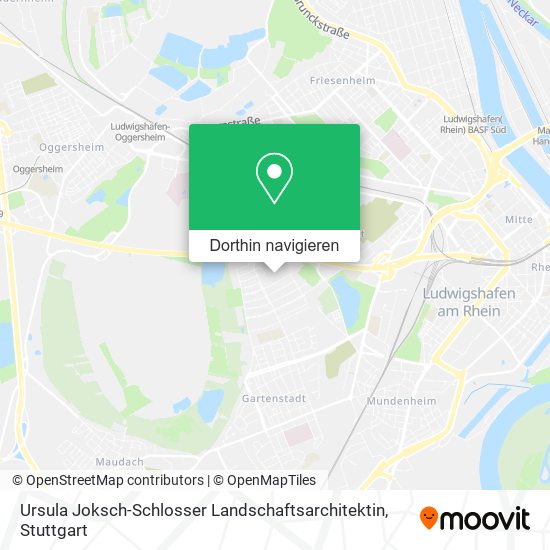 Ursula Joksch-Schlosser Landschaftsarchitektin Karte