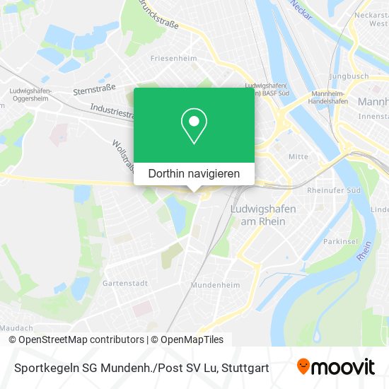 Sportkegeln SG Mundenh. / Post SV Lu Karte