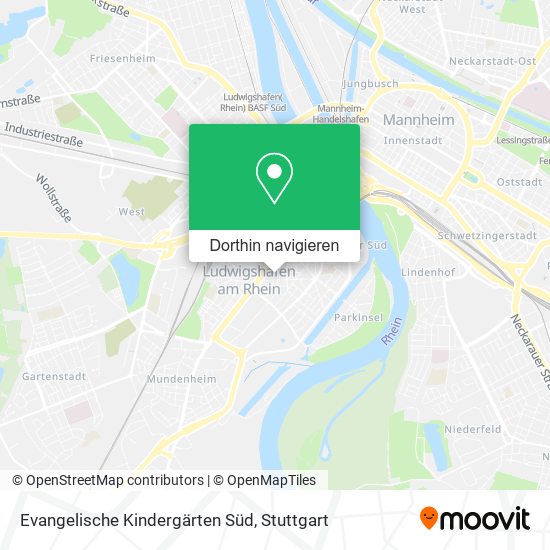 Evangelische Kindergärten Süd Karte