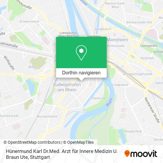 Hünermund Karl Dr.Med. Arzt für Innere Medizin U. Braun Ute Karte