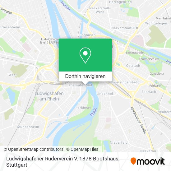 Ludwigshafener Ruderverein V. 1878 Bootshaus Karte
