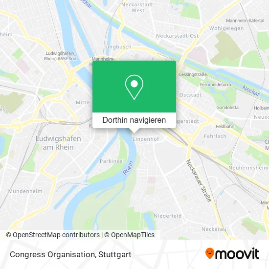 Congress Organisation Karte