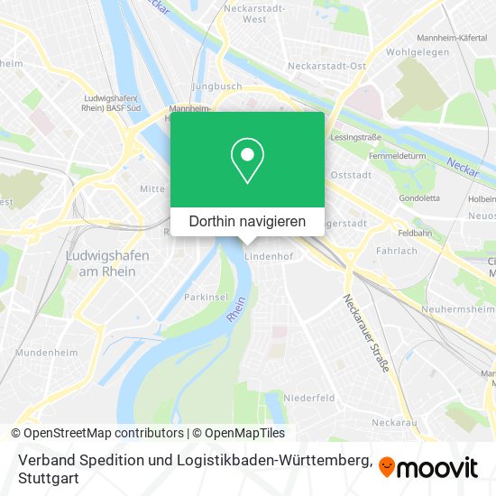 Verband Spedition und Logistikbaden-Württemberg Karte